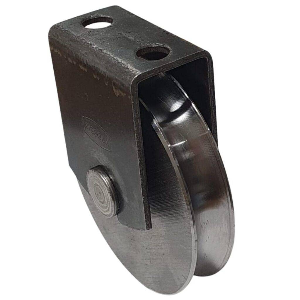 ROLDANA P PORTÃO DE CORRER CAVA U 15,5 MM 1 ROLAMENTO FERRO 1 2 C SUPORTE ECONÔMICA